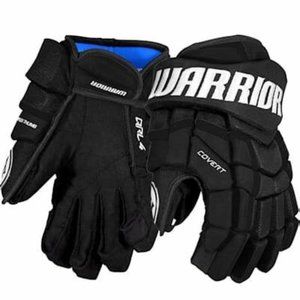 WARRIOR QRL4 HOCKEY GLOVES - BLACK SENIOR 13" - BRAND NEW W/TAGS!! FAST SHIPPING